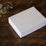 جعبه فرم سفید قنادی سایز 33×23